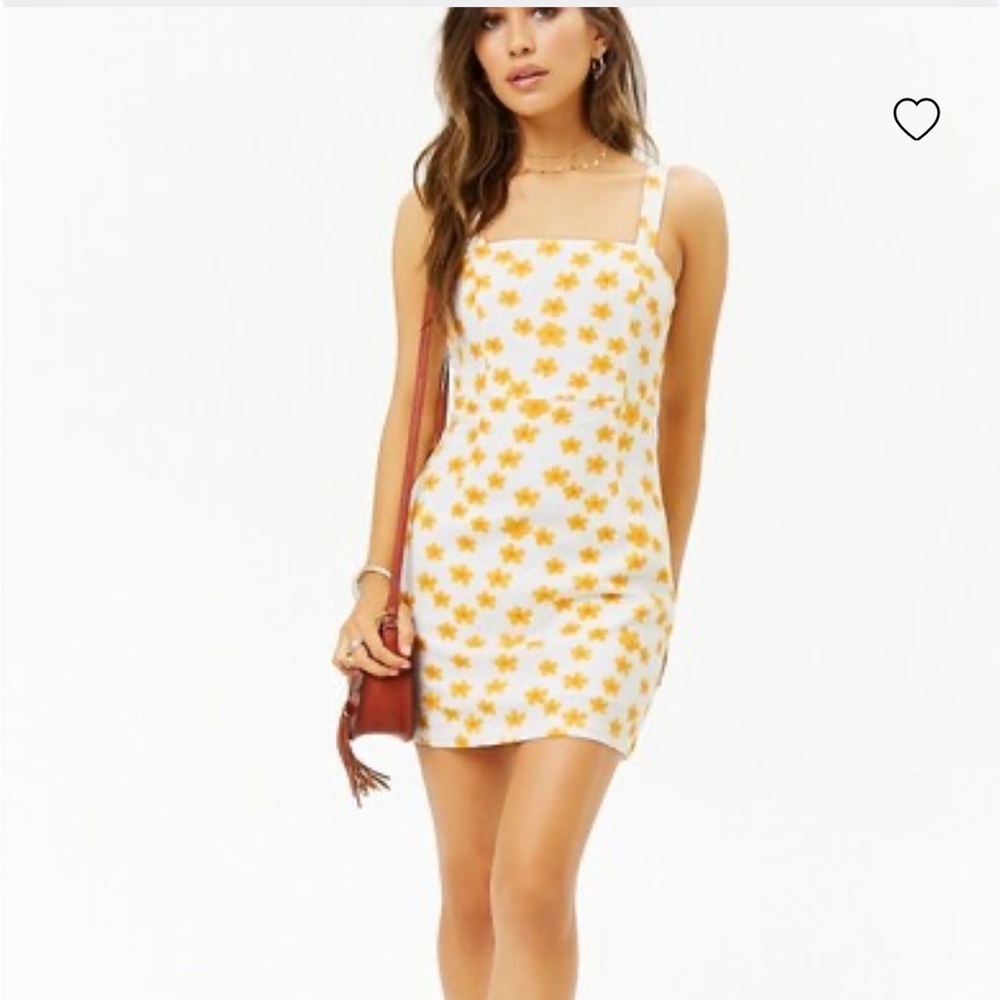 Floral linen sundress